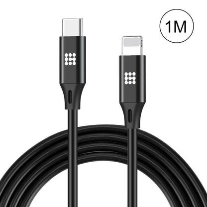 HAWEEL 1 ม. USB-C / Type-C ถึง 8 Pin OTG Sync ข้อมูล / สายชาร์จ