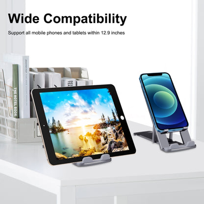 HAWEEL ที่วางเดสก์ท็อปอลูมิเนียมอัลลอยด์แบบพับได้แบบปรับได้ HAWEEL, Aluminum Alloy