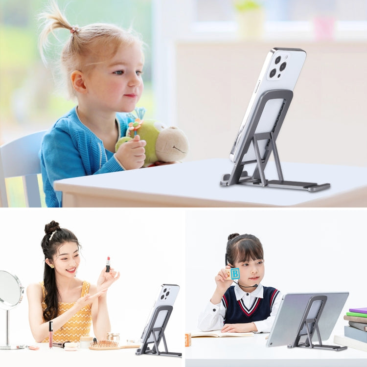 HAWEEL ที่วางเดสก์ท็อปอลูมิเนียมอัลลอยด์แบบพับได้แบบปรับได้ HAWEEL, Aluminum Alloy