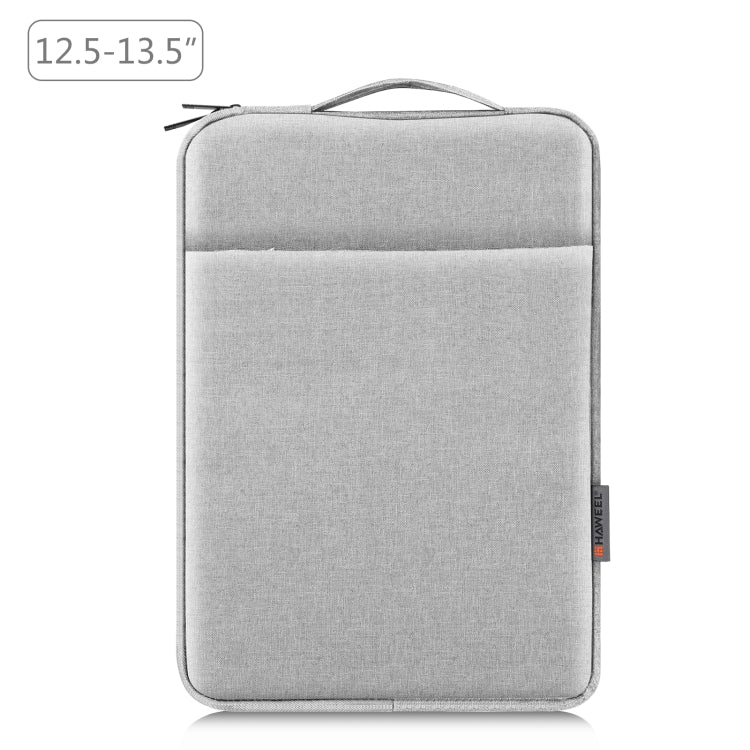 HAWEEL Laptop Sleeve Case กระเป๋าเอกสารซิปพร้อมที่จับสำหรับแล็ปท็อปขนาด 12.5-13.5 นิ้ว, For 12.5-13.5 inch Laptop (with Handle)