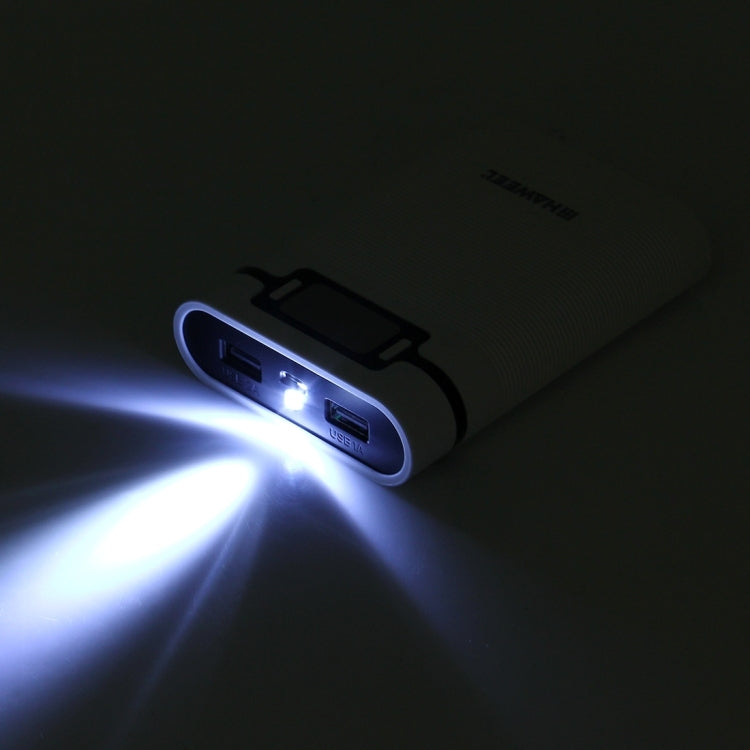 แบตเตอรี่ HAWEEL DIY 4 x 18650 (ไม่รวม) กล่องเชลล์ Power Bank 10000mAh พร้อมเอาต์พุตและจอแสดงผล USB 2 x สำหรับ iPhone, Galaxy, Sony, HTC, Google, Huawei, Xiaomi, Lenovo และสมาร์ทโฟนอื่น ๆ, DIY 4 x 18650 10000mAh  Battery (US)