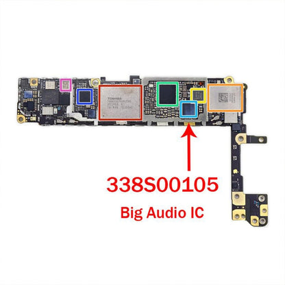 Big Audio IC 338S00105 สำหรับ iPhone 7 Plus / 7 / 6s Plus / 6, For 7 Plus & 7 / 6s Plus & 6