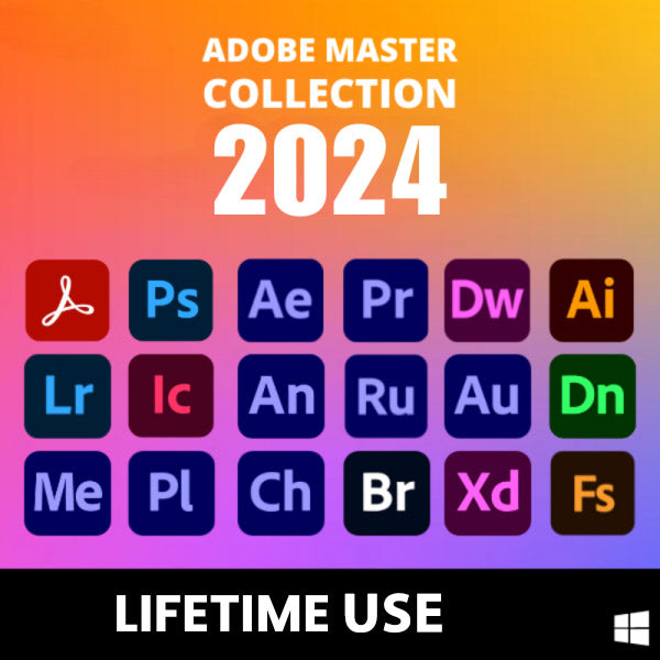 Adobe Creative Cloud Collection 2024 Full Version for Windows