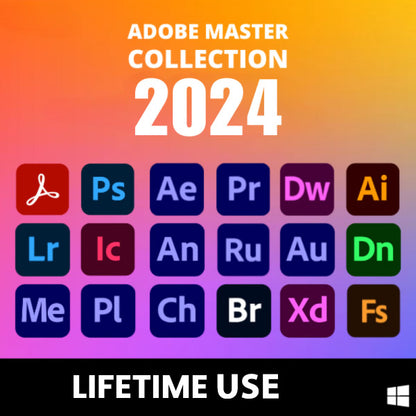 Adobe Creative Cloud Collection 2024 Full Version for Windows