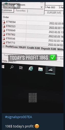 Signalspro007 EA Forex Robot
