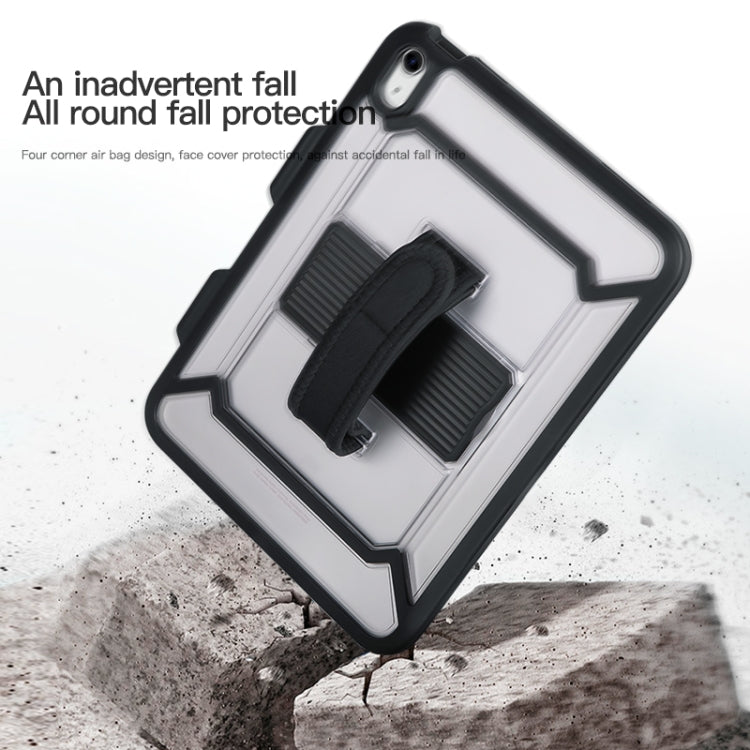สำหรับ iPad 10th Gen 10.9 2022 360 เคสแท็บเล็ตกันกระแทกแบบเต็มตัวพร้อมที่จับและที่วางและช่องเสียบปากกา