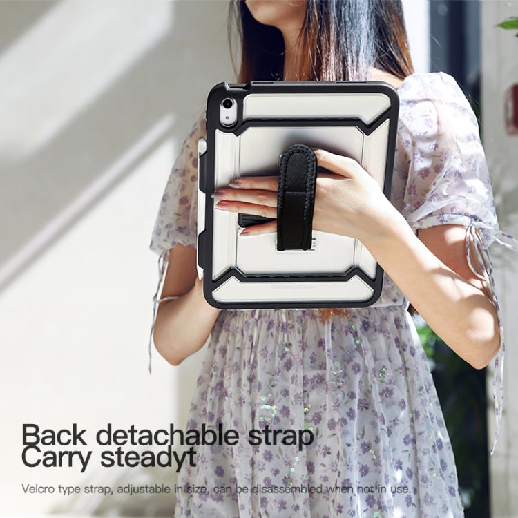 สำหรับ iPad 10th Gen 10.9 2022 360 เคสแท็บเล็ตกันกระแทกแบบเต็มตัวพร้อมที่จับและที่วางและช่องเสียบปากกา