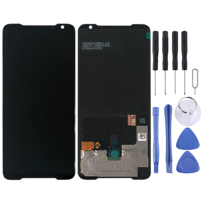 AMOLED วัสดุหน้าจอแอลซีดีและชุดประกอบ Digitizer สำหรับ Asus ROG Phone II ZS660KL, For Asus ROG Phone II ZS660KL