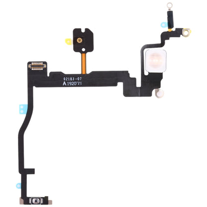 ปุ่มเปิดปิดและสายดิ้นไฟฉายและสายดิ้นไมโครโฟนสำหรับ iPhone 11 Pro, For iPhone 11 Pro