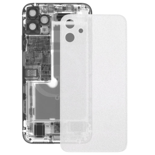 ฝาครอบด้านหลังแบตเตอรี่กระจกฝ้าโปร่งใสสำหรับ iPhone 11, For iPhone 11