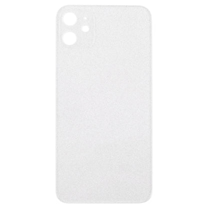 ฝาครอบด้านหลังแบตเตอรี่กระจกฝ้าโปร่งใสสำหรับ iPhone 11, For iPhone 11