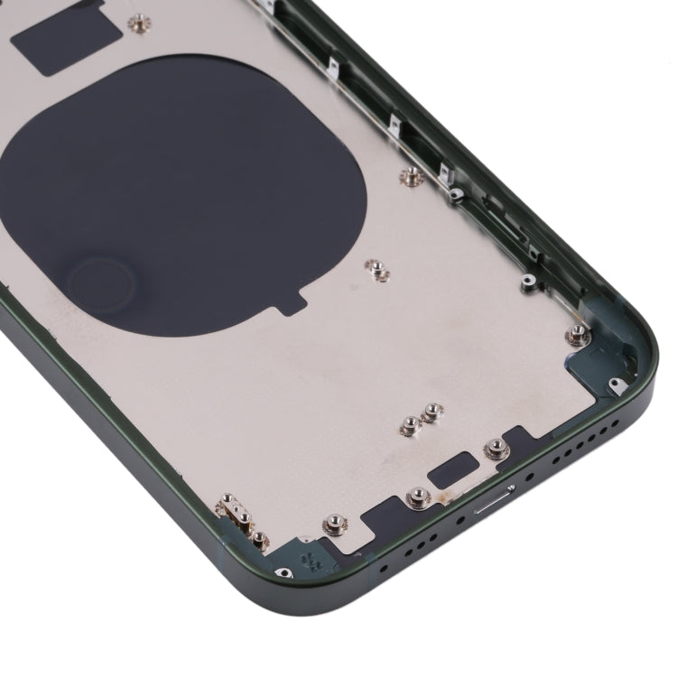 ฝาครอบด้านหลังกรอบฝ้าพร้อมรูปลักษณ์เลียนแบบ iP13 Pro สำหรับ iPhone 11, for iPhone 11(Frosted Frame,Green)