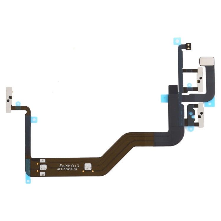 ปุ่มเปิดปิดและปุ่มปรับระดับเสียง Flex Cable สำหรับ iPhone 12, For iPhone 12