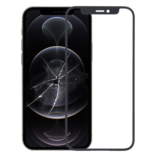 เลนส์กระจกด้านนอกหน้าจอด้านหน้าสำหรับ iPhone 12, For iPhone 12