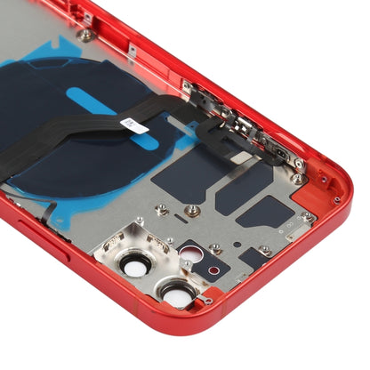 ฝาหลังแบตเตอรี่ (พร้อมปุ่มด้านข้าง & ถาดการ์ด & Power + Volume Flex Cable & โมดูลการชาร์จไร้สาย) สำหรับ iPhone 12, For iPhone 12