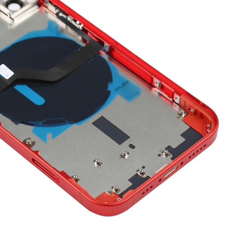 ฝาหลังแบตเตอรี่ (พร้อมปุ่มด้านข้าง & ถาดการ์ด & Power + Volume Flex Cable & โมดูลการชาร์จไร้สาย) สำหรับ iPhone 12, For iPhone 12