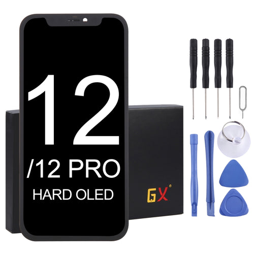 หน้าจอ LCD วัสดุ GX OLED และชุดประกอบ Digitizer สำหรับ iPhone 12/12 Pro, For iPhone 12 / 12 Pro (GX Hard OLED)