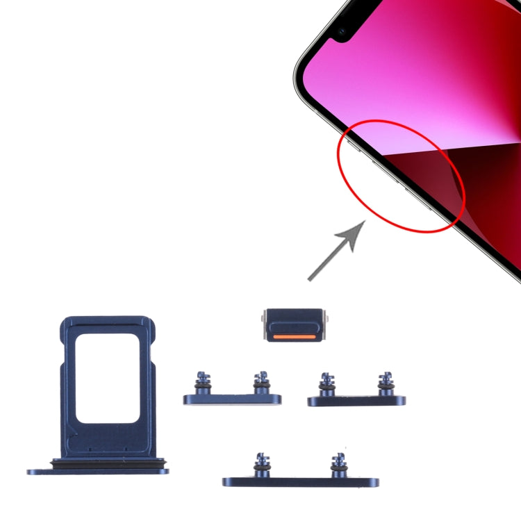 ถาดซิมการ์ด + ถาดซิมการ์ด + ปุ่มด้านข้างสำหรับ iPhone 13, For iPhone 13(double card)