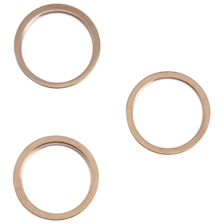 3 ชิ้นเลนส์กล้องด้านหลังโลหะนอกแหวนห่วงป้องกันสำหรับ iPhone 13 Pro, For iPhone 13 Pro