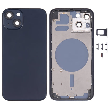ฝาครอบด้านหลังพร้อมถาดซิมการ์ดและปุ่มด้านข้างและเลนส์กล้องสำหรับ iPhone 13, For iPhone 13(with Card Tray & Side Keys), For iPhone 13(with SIM Card Tray & Side Keys), For iPhone 13