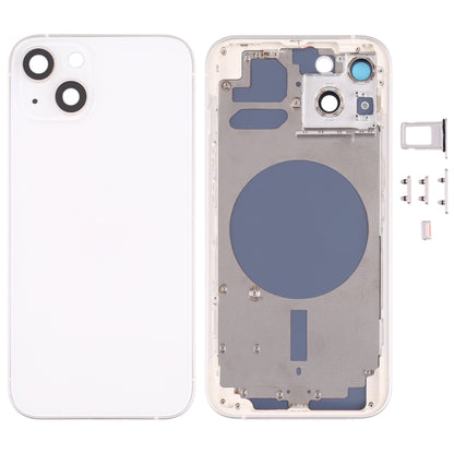 ฝาครอบด้านหลังพร้อมถาดซิมการ์ดและปุ่มด้านข้างและเลนส์กล้องสำหรับ iPhone 13, For iPhone 13(with Card Tray & Side Keys), For iPhone 13(with SIM Card Tray & Side Keys), For iPhone 13