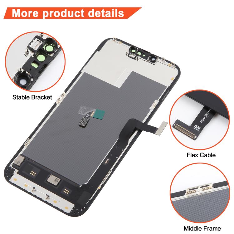 สำหรับ iPhone 13 Pro Max DD หน้าจอ OLED แบบแข็ง ถอด IC ออก ต้องได้รับการซ่อมแซมจากผู้เชี่ยวชาญ, For iPhone 13 Pro Max(Hard OLED)