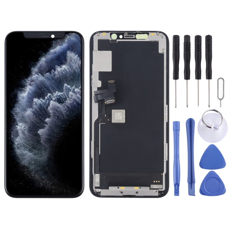 หน้าจอ LCD วัสดุ OLED ดั้งเดิมและชุดประกอบ Digitizer สำหรับ iPhone 11 Pro, For iPhone 11 Pro (Original)