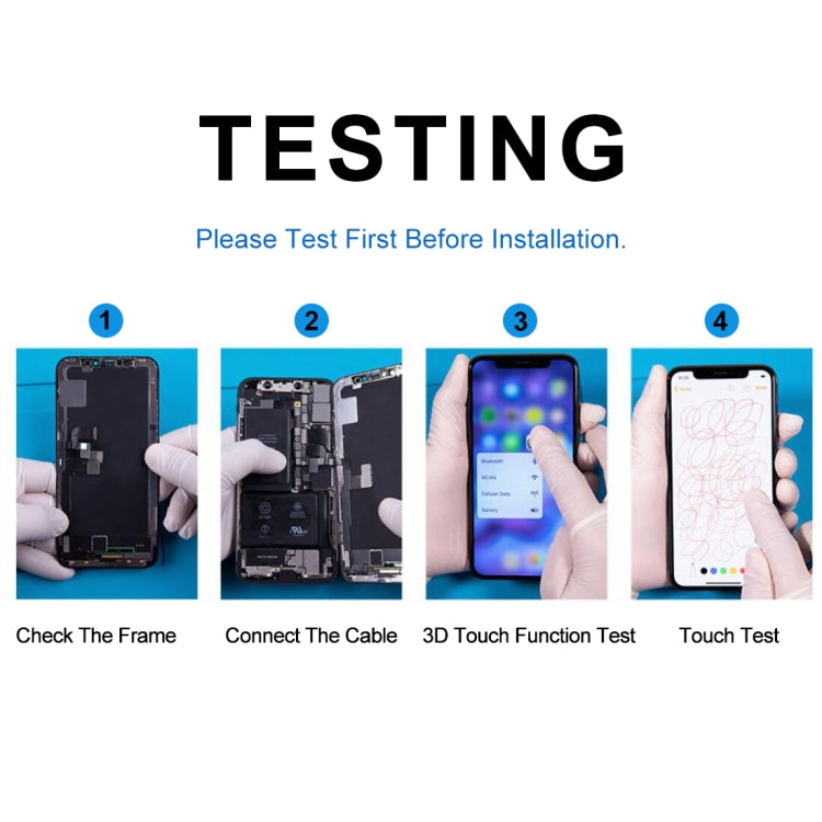 หน้าจอ LCD วัสดุ OLED ดั้งเดิมและชุดประกอบ Digitizer สำหรับ iPhone 11 Pro, For iPhone 11 Pro (Original)