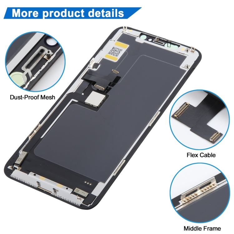 จอ LCD OLED แบบนิ่ม JK สำหรับ iPhone 11 Pro Max, For iPhone 11 Pro Max (JK Soft OLED)