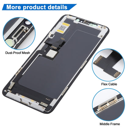 จอ LCD OLED แบบนิ่ม JK สำหรับ iPhone 11 Pro Max, For iPhone 11 Pro Max (JK Soft OLED)