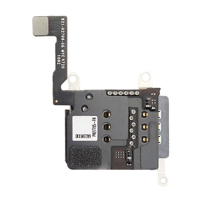 ซ็อกเก็ตผู้ถือซิมการ์ดคู่พร้อมสายเคเบิลแบบยืดหยุ่นสำหรับ iPhone 12 Pro Max, For iPhone 12 Pro Max(Dual)