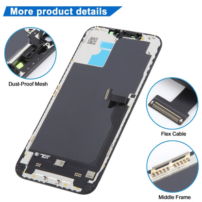 หน้าจอ TFT LCD ในเซลล์ JK สำหรับ iPhone 12 Pro Max พร้อมชุดประกอบ Digitizer เต็ม, For iPhone 12 Pro Max(JK inell)