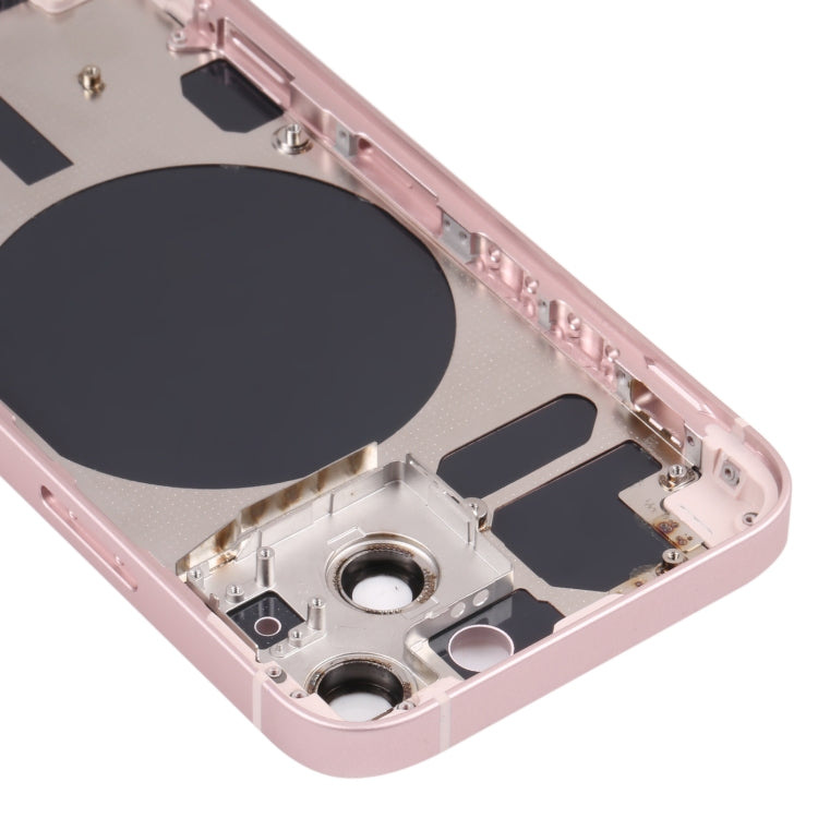 ฝาครอบด้านหลังพร้อมถาดซิมการ์ดและปุ่มด้านข้างและเลนส์กล้องสำหรับ iPhone 13 Mini, For iPhone 13 Mini
