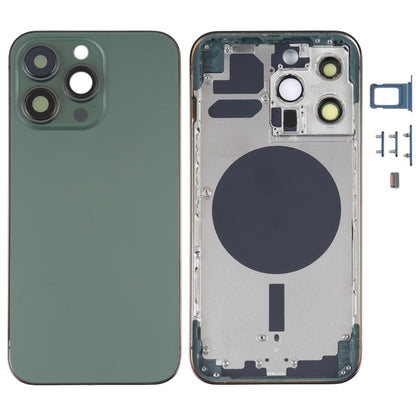 ฝาครอบด้านหลังพร้อมถาดซิมการ์ดและปุ่มด้านข้างและเลนส์กล้องสำหรับ iPhone 13 Pro, For iPhone 13 Pro(with SIM Card Tray), For iPhone 13 Pro (with SIM Card Tray), For iPhone 13 Pro