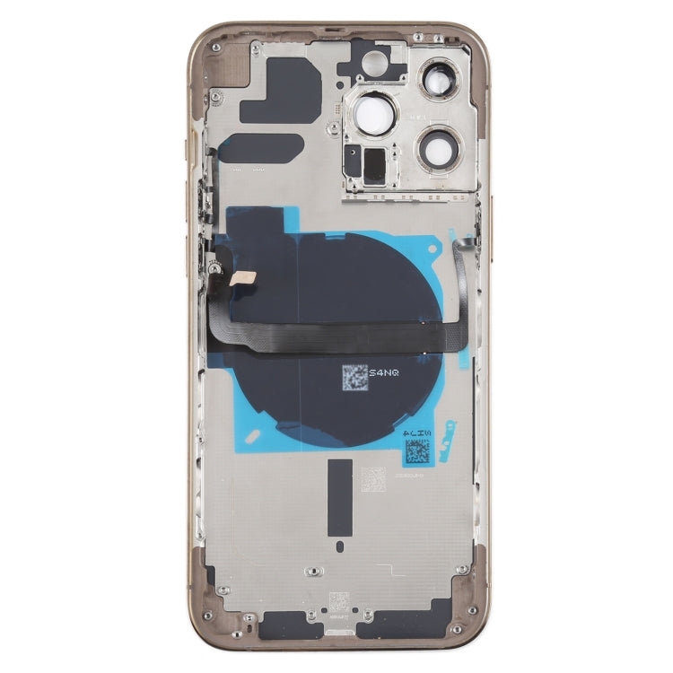 สำหรับ iPhone 13 Pro Max ฝาหลังแบตเตอรี่พร้อมปุ่มด้านข้าง & ถาดการ์ด & Power + Volume Flex Cable & โมดูลการชาร์จไร้สาย, For iPhone 13 Pro Max(Assembly)