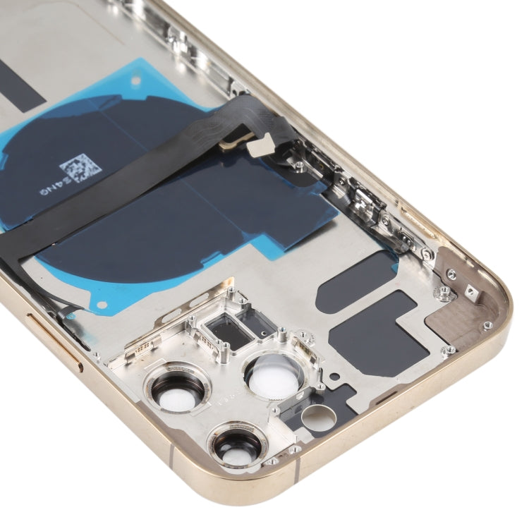 สำหรับ iPhone 13 Pro Max ฝาหลังแบตเตอรี่พร้อมปุ่มด้านข้าง & ถาดการ์ด & Power + Volume Flex Cable & โมดูลการชาร์จไร้สาย, For iPhone 13 Pro Max(Assembly)