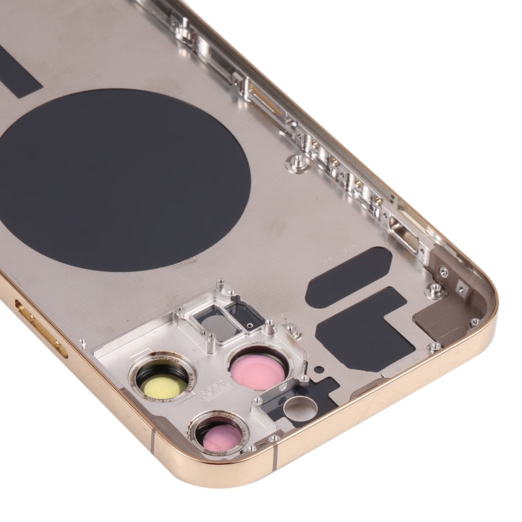 ฝาครอบด้านหลังพร้อมถาดซิมการ์ดและปุ่มด้านข้างและเลนส์กล้องสำหรับ iPhone 13 Pro Max, For iPhone 13 Pro Max(with SIM Card Tray), For iPhone 13 Pro Max (with SIM Card Tray), For iPhone 13 Pro Max
