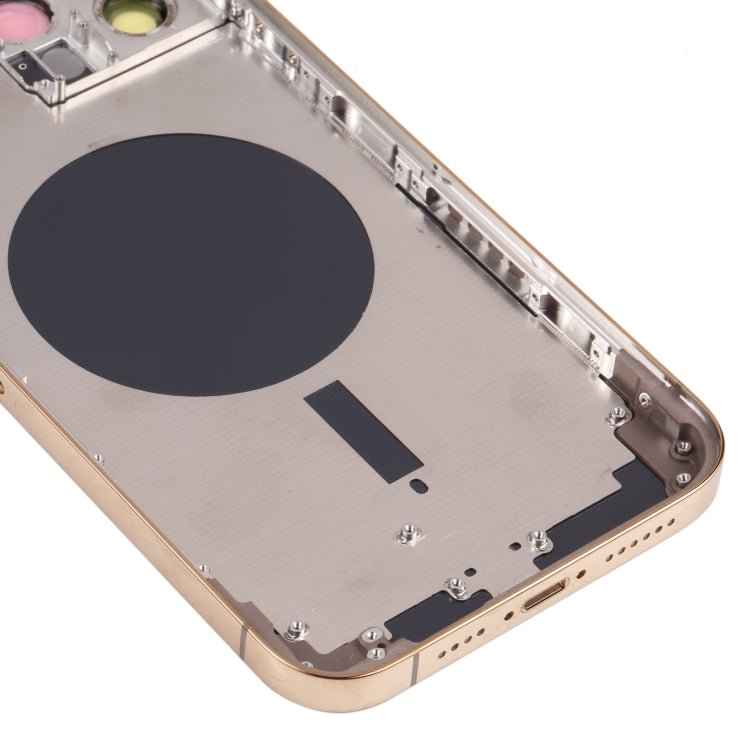 ฝาครอบด้านหลังพร้อมถาดซิมการ์ดและปุ่มด้านข้างและเลนส์กล้องสำหรับ iPhone 13 Pro Max, For iPhone 13 Pro Max(with SIM Card Tray), For iPhone 13 Pro Max (with SIM Card Tray), For iPhone 13 Pro Max