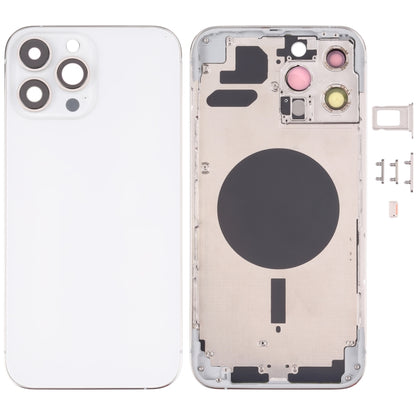 ฝาครอบด้านหลังพร้อมถาดซิมการ์ดและปุ่มด้านข้างและเลนส์กล้องสำหรับ iPhone 13 Pro Max, For iPhone 13 Pro Max(with SIM Card Tray), For iPhone 13 Pro Max (with SIM Card Tray), For iPhone 13 Pro Max