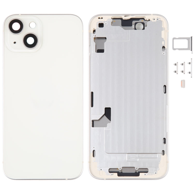 สำหรับฝาหลังแบตเตอรี่ iPhone 14 พร้อมกรอบกลาง / ปุ่มด้านข้าง, For iPhone 14 (with Middle Frame)