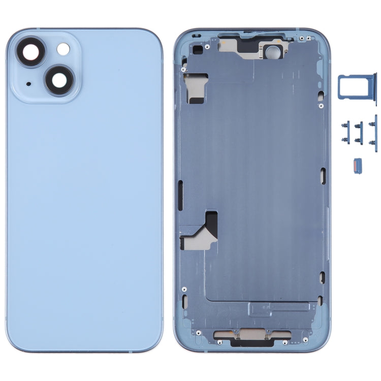 สำหรับฝาหลังแบตเตอรี่ iPhone 14 พร้อมกรอบกลาง / ปุ่มด้านข้าง, For iPhone 14 (with Middle Frame)