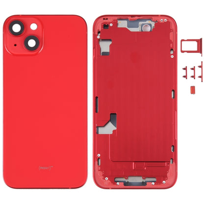 สำหรับฝาหลังแบตเตอรี่ iPhone 14 พร้อมกรอบกลาง / ปุ่มด้านข้าง, For iPhone 14 (with Middle Frame)