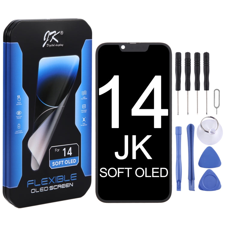 จอ LCD OLED แบบนิ่ม JK สำหรับ iPhone 14, For iPhone 14 (JK Soft OLED)