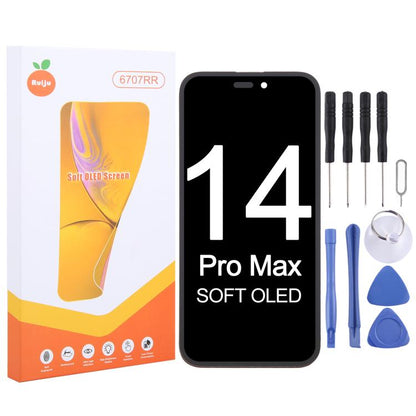 หน้าจอ OLED แบบนุ่ม Ruiju สำหรับ iPhone 14 Pro Max, For iPhone 14 Pro Max(Soft OLED)