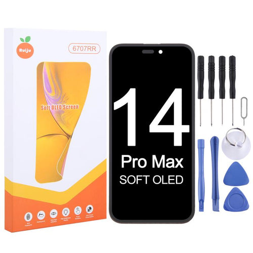 หน้าจอ OLED แบบนุ่ม Ruiju สำหรับ iPhone 14 Pro Max, For iPhone 14 Pro Max(Soft OLED)