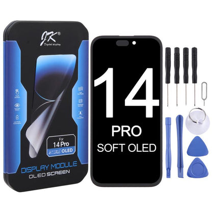 หน้าจอ LCD OLED JK Soft สำหรับ iPhone 14 Pro, For iPhone 14 Pro