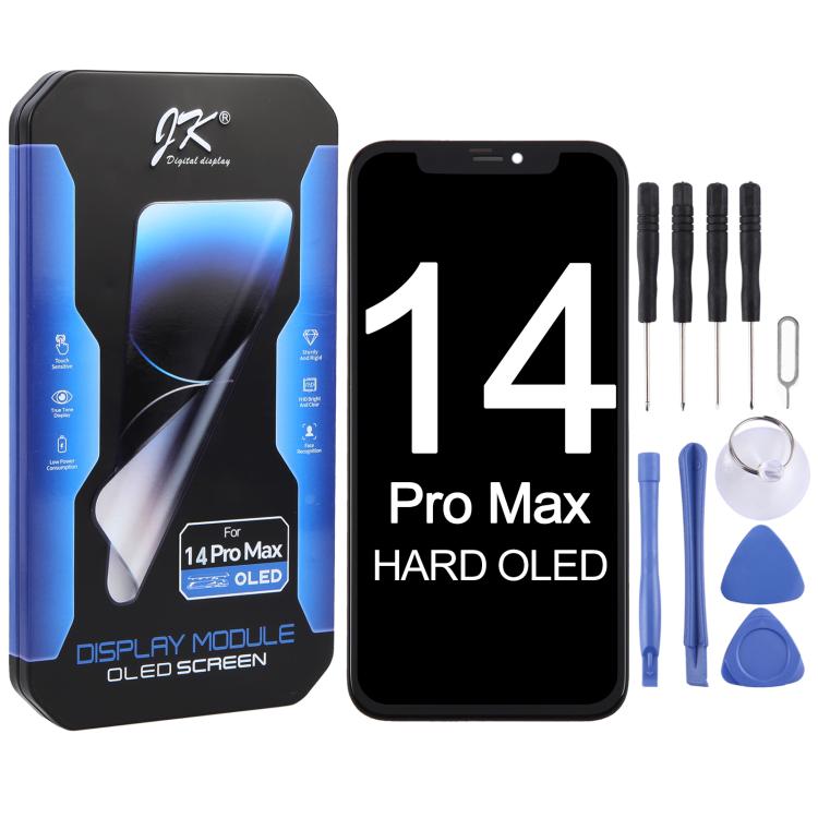 หน้าจอ OLED แบบแข็ง JK สำหรับ iPhone 14 Pro Max, For iPhone 14 Pro Max