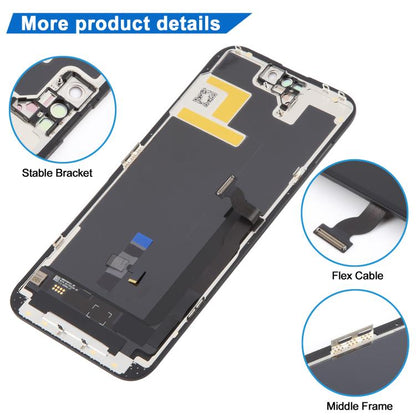 หน้าจอ OLED แบบแข็ง JK สำหรับ iPhone 14 Pro Max, For iPhone 14 Pro Max