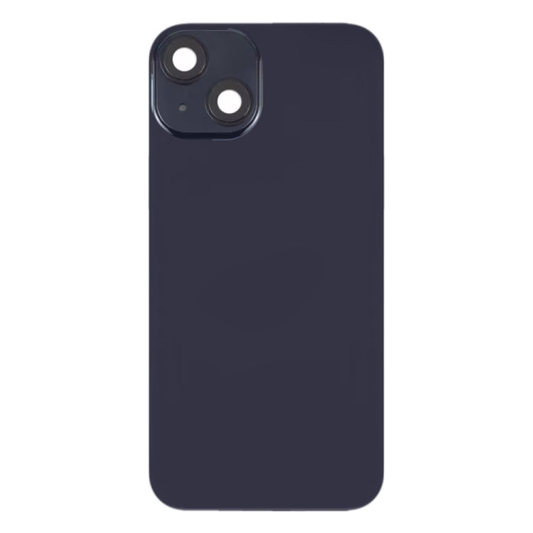 สำหรับ iPhone 14 Plus ฝาหลังแบตเตอรี่กระจกพร้อมขายึดแฟลช + โมดูลชาร์จไร้สาย, For iPhone 14 Plus