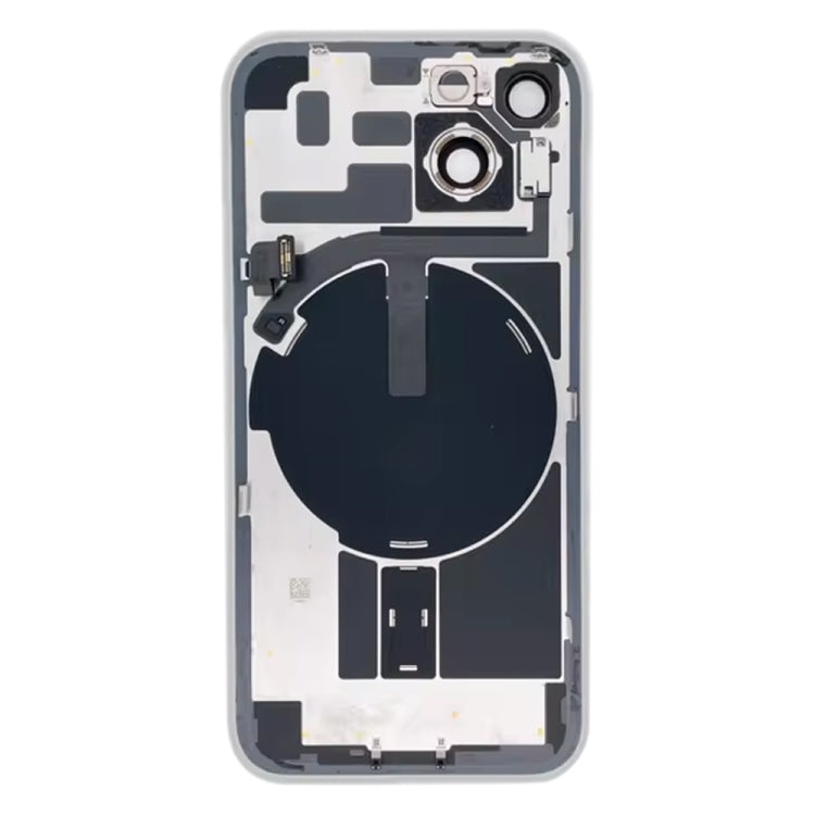 สำหรับ iPhone 14 Plus ฝาหลังแบตเตอรี่กระจกพร้อมขายึดแฟลช + โมดูลชาร์จไร้สาย, For iPhone 14 Plus